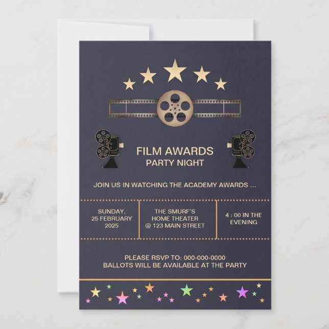 Movie Night Invitation (Front)