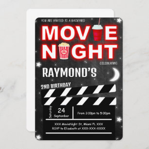 Movie Night Invitation