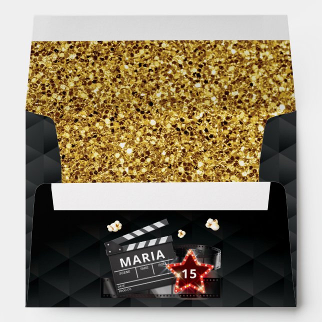 Movie Night Luxury Envelope (Back (Bottom))