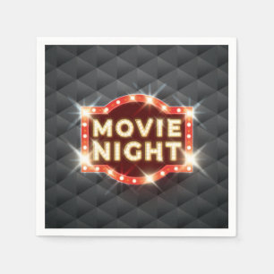 Movie Night Luxury Napkin