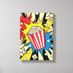 Movie Night Munchies Canvas Print