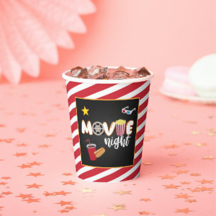 Movie Night Paper Cup