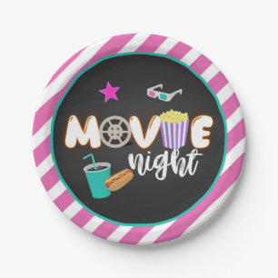 Movie Night Plate - Girl