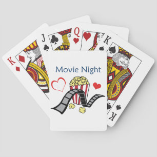 Movie Night Playing Cards