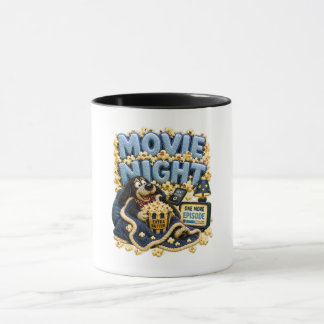 Movie Night Please Pause Funny Cosy Mug