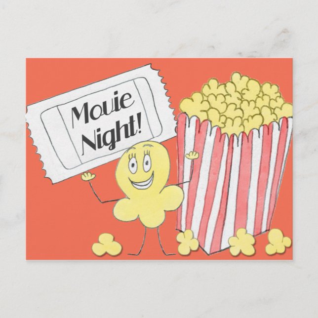 Movie Night Postcard (Front)