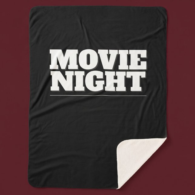Movie Night Sherpa Blanket (Creator Uploaded)