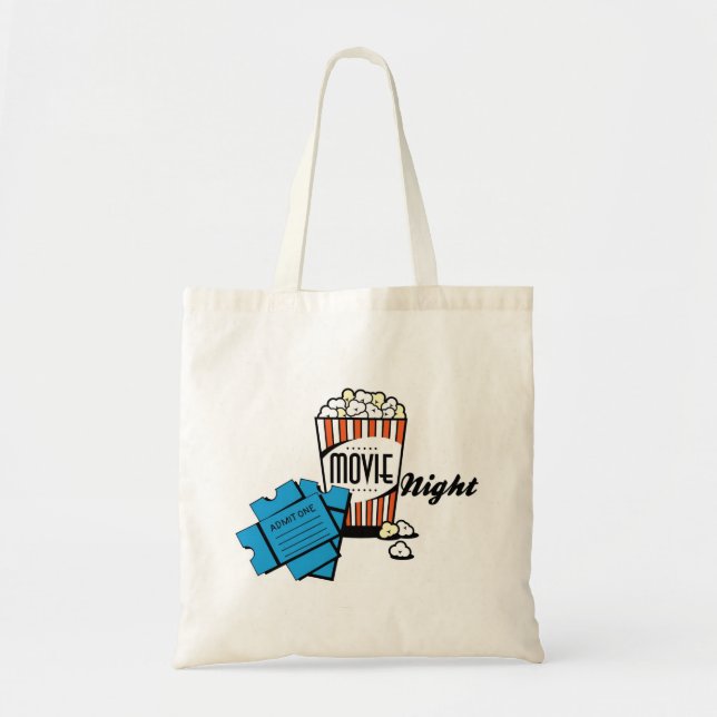 Movie Night Tote Bag (Front)