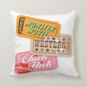 Movie Night Trio Pillow — SQUARE