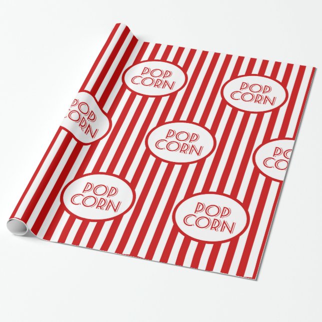 Movie night wrapping paper (Unrolled)