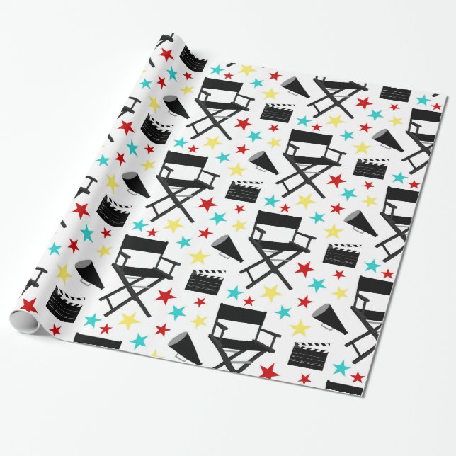 Movie night wrapping paper (Unrolled)