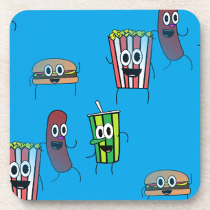 movie popcorn coaster