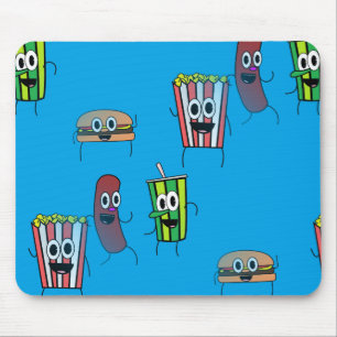 movie popcorn mouse pad