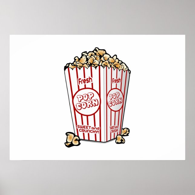 Movie Popcorn Poster (Front)
