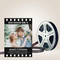 Movie Poster Film Reel Black Unique Reception