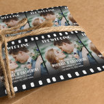 Movie Poster Film Reel Couple Photo Wedding Wrapping Paper<br><div class="desc">Movie Poster Film Reel Couple Photo Wedding wrapping paper</div>