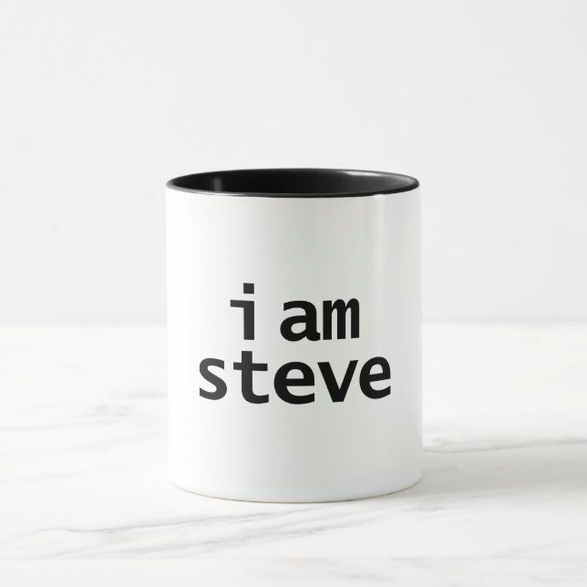 Movie Quotes I am Steve  Mug (Center)