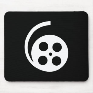 Movie Reel Pictogram Mousepad