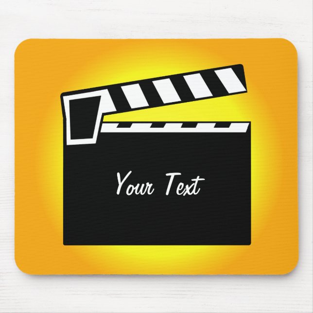 Movie Slate Clapperboard Board Mouse Pad (Front)