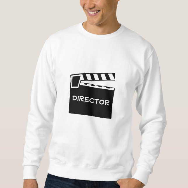 Movie Slate Clapperboard Board Sweatshirt (Front)