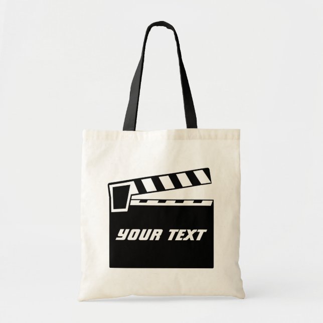 Movie Slate Clapperboard Board Tote Bag (Front)