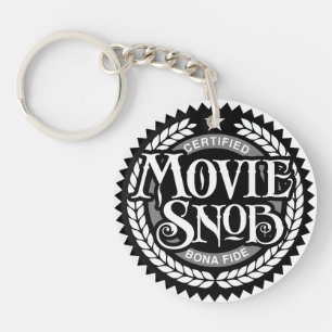Movie Snob - funny movie lover Key Ring