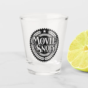 Movie Snob - funny movie lover Shot Glass