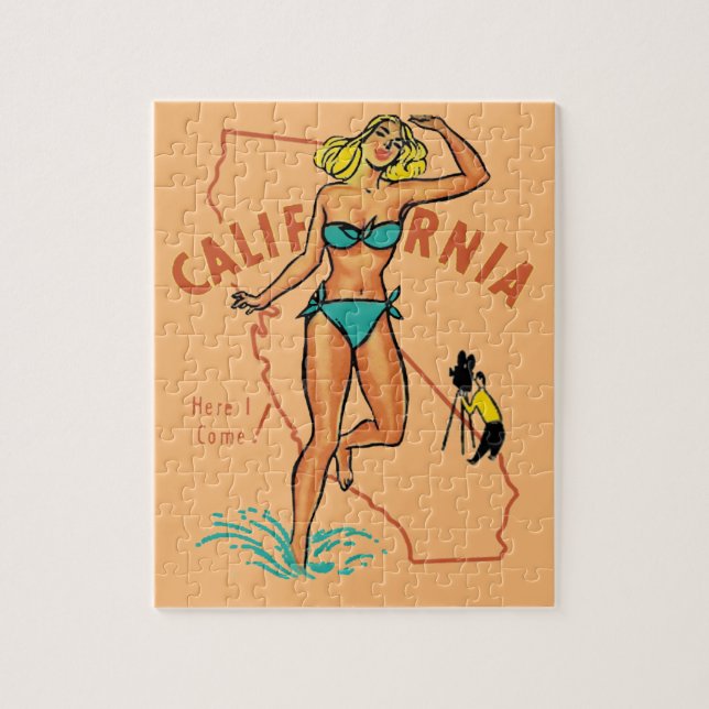 Movie Star Pinup Jigsaw Puzzle (Vertical)