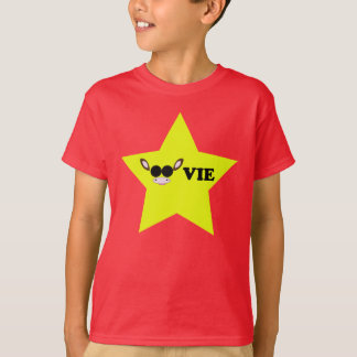 Movie star yellow cow themed T-Shirt