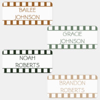 Movie Strip Forest Colour Coded Clothing Name