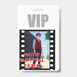 Movie Survival Guiide Lanyard Badge ID Badge