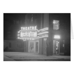 Movie Theatre at Night, 1941