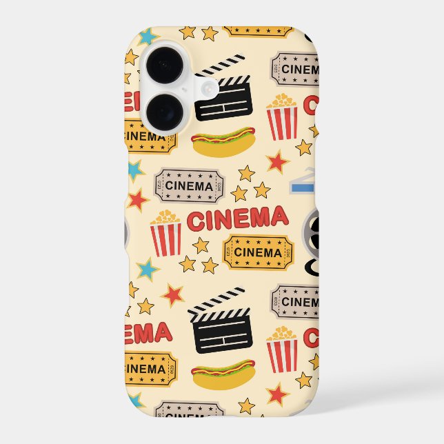 Movie Theatre Fun Pattern Samsung Galaxy S21 Case (Back)