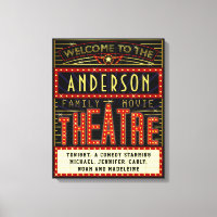 Movie Theatre Marquee Home Cinema | Custom Name