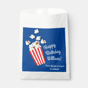 Movie Theatre Popcorn Favour Bags