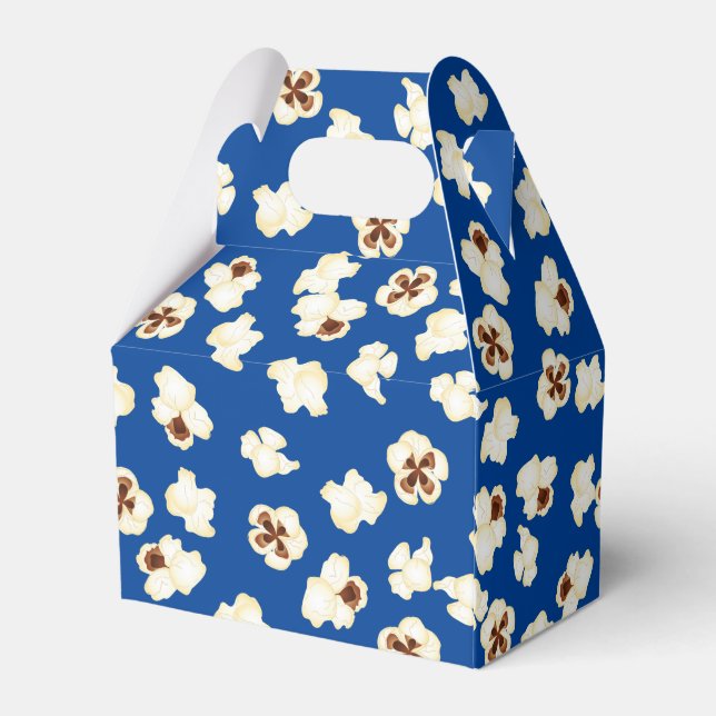 Movie Theatre Popcorn Favour Box (Back Side)
