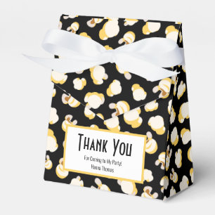 Movie Theatre Popcorn Theme Birthday Thank You  Favour Box