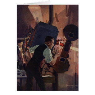 Movie Theatre Projectionist, Vintage Business