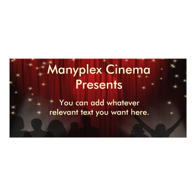 Movie Theatre Rack Card (Front)