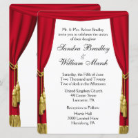 Movie / Theatre Theme Wedding Invitation