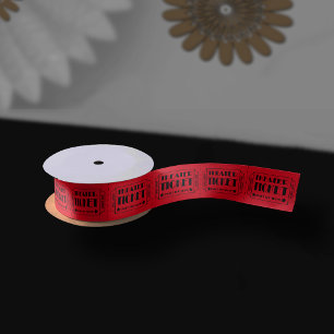 Movie Theatre Ticket Roll Satin Ribbon