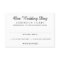 Movie Ticket Admission Black and White Wedding