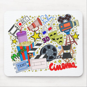 Movie Universe for Cinephiles Mouse Pad