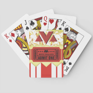 Movie Vigilante Movie Theatre Playing Cards