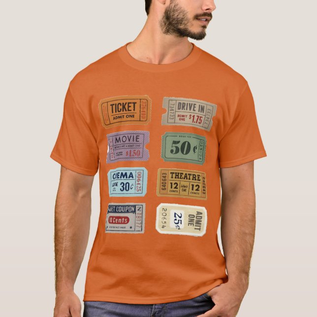 Movieicket Sticker Pack Active funny T-Shirt (Front)