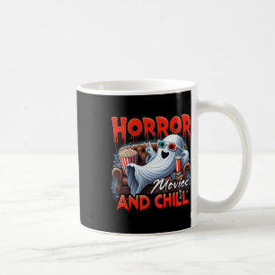 Movies And Chill Spooky Ghost Movie Lovers Gifts Coffee Mug