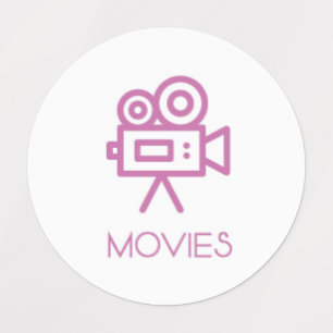 Movies/Cinema Planner Stickers / Organiser