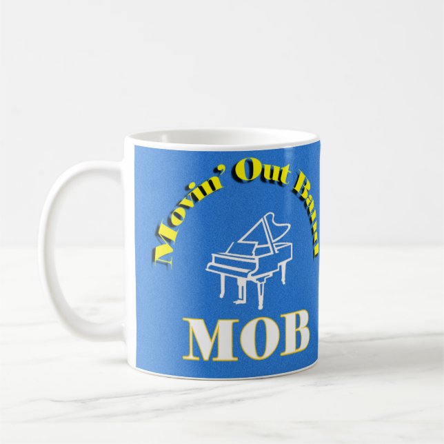 Movin' Out Band Coffee Mug (Left)