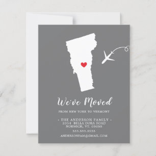 Moving Announcement   State Vermont