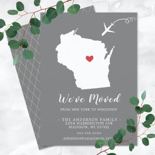 Moving Announcement   State WISCONSIN